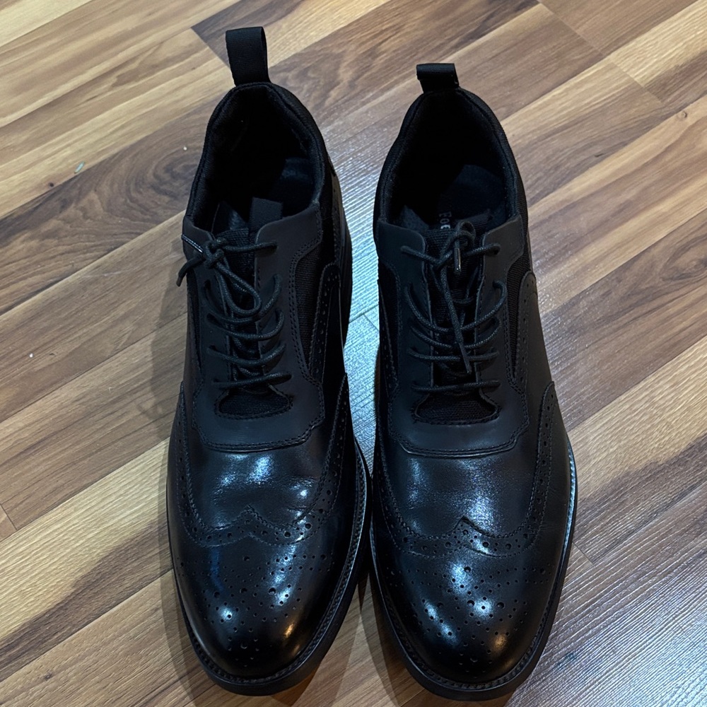 Classic Black Men's Derby Shoes